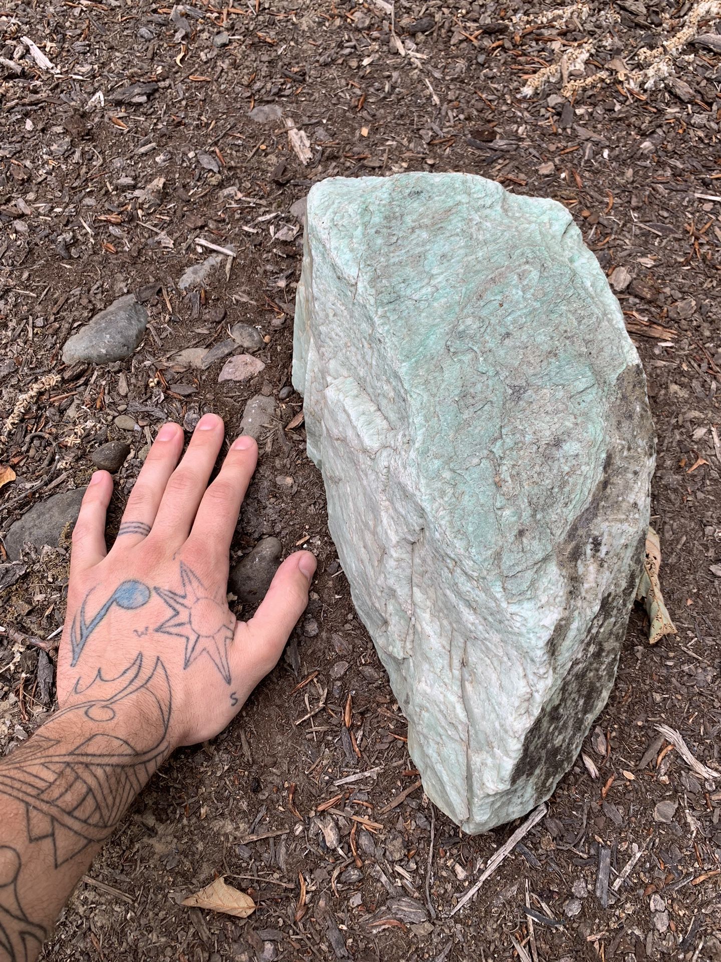 Large Raw Amazonite Feldspar Gemstone