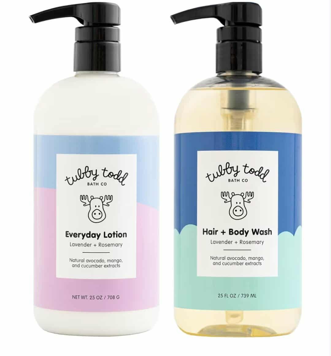 Tubby Todd Body Wash And Every Day Lotion For Babies