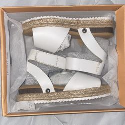 Espadrille Flatform Wedge Open Toe Sandals