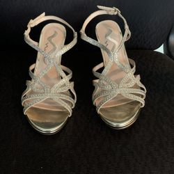 Gold/sliver Dress Shoes