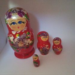 Vintage Russian Nesting Dolls