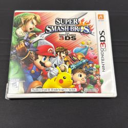 Super Smash Bros For Nintendo 3DS