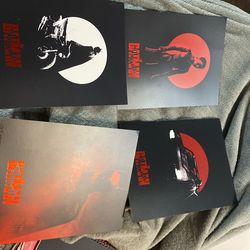 The Batman Little Caesars Collab Promo Movie Poster Complete Set of 4 Bundle