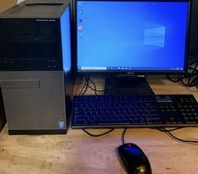 Dell Optiplex 3020 (500GB, Intel i5, 3.30GHz, 8GB) Desktop Computer Setup