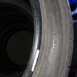 4) bridgestone potenza re980as Snow Tires  215 45 18 