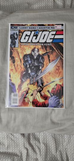 G.i.joe A Real American Hero Snake Eyes comic book by IDW.