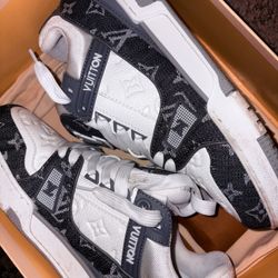 LV trainers Dark Grey And White 