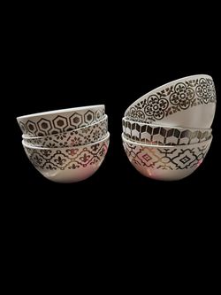 Set of 6 Mikasa Celebration Stoneware Bowls