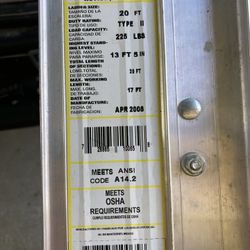 20” Aluminum Louisville Ladder