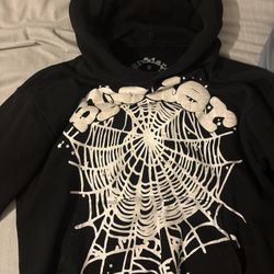 Spider Hoodie Original Black White 