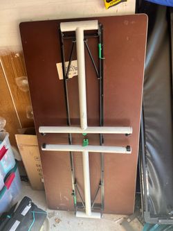Heavy duty folding table.