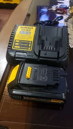 Dewalt charger and battery