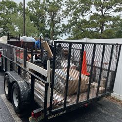 14/7/4 DUMP TRAILER AND 12/7/2 OPEN TRAILER 