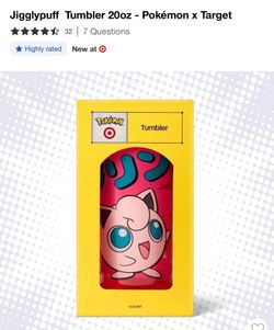 Pokémon Jigglypuff and Arcanine tumblers
