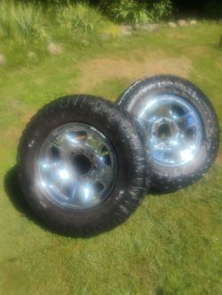 Wheels with tires, set of four (4)  for Trucks or SUV .  Make offer
