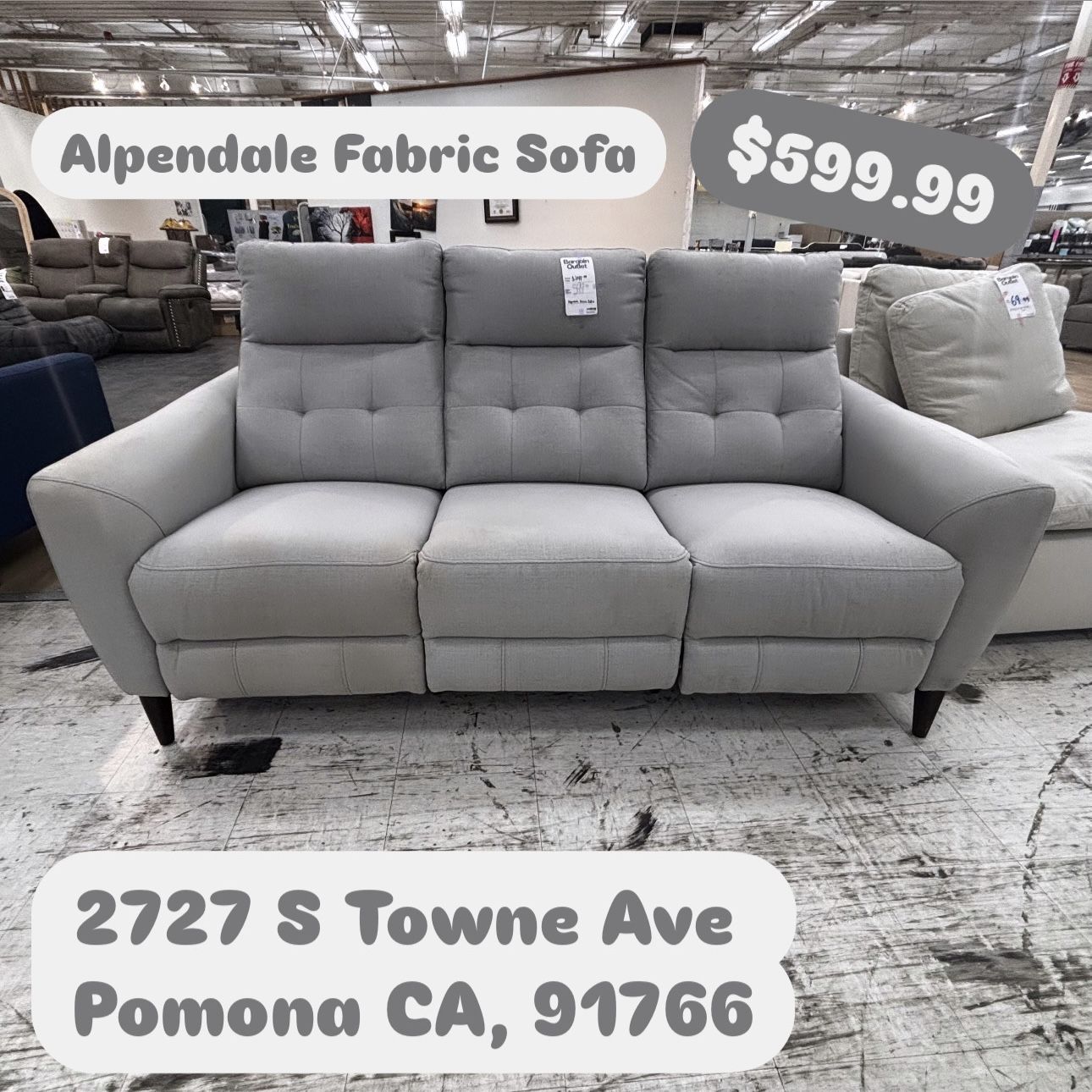 Alpendale Fabric Sofa