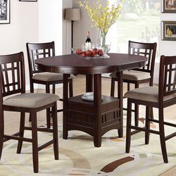 Counter Height Dining Table Set 