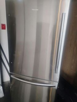 Hisense Bottom Freezer Refrigerator Stainless Steel
