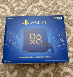 Playstation 4 slim console days of play edition 1tb
