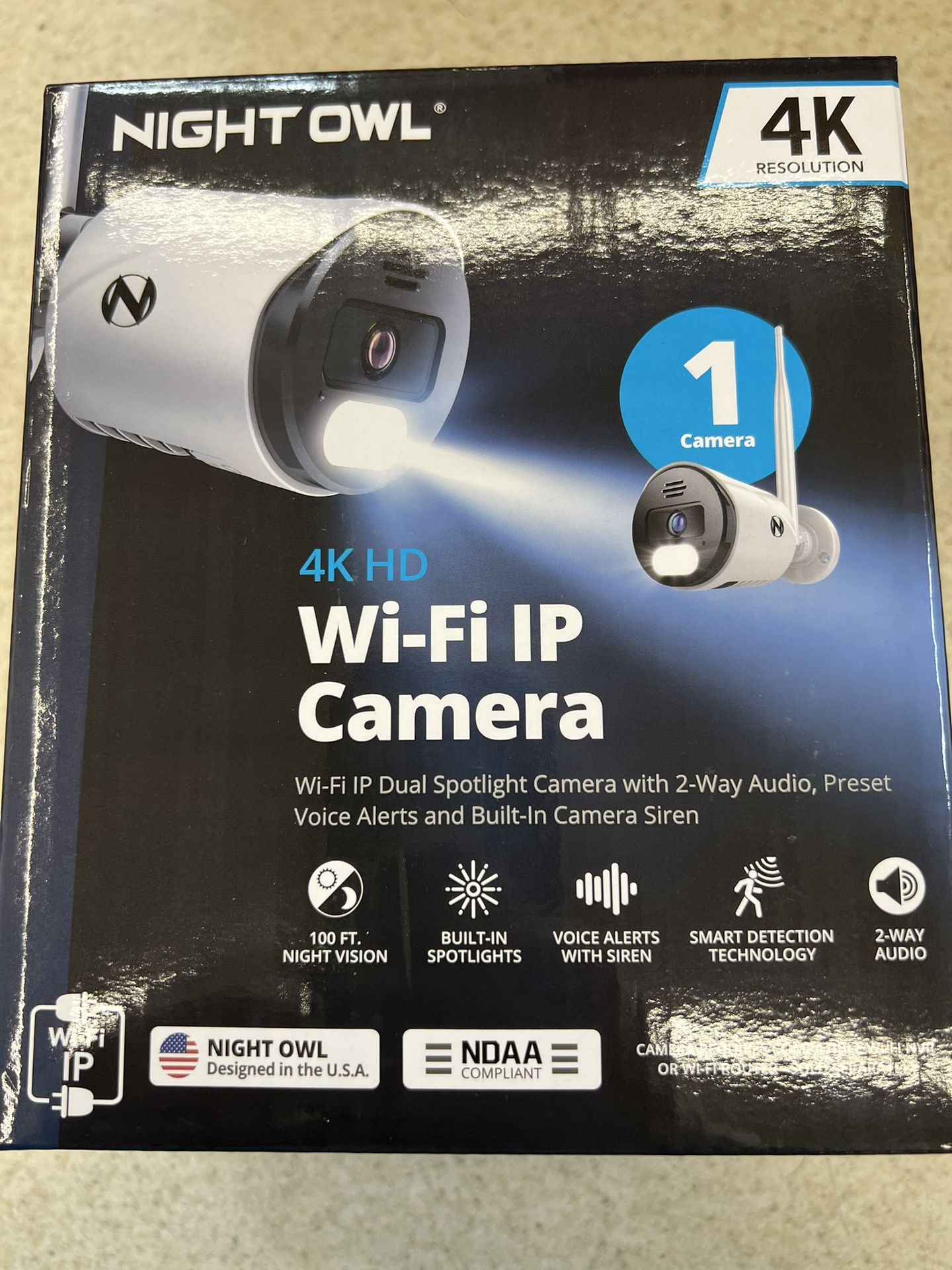 Night Owl 4K HD WiFi Ip 1080p Security Camera