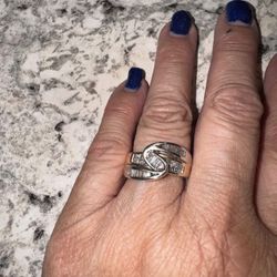 Stunning14K & Diamond Band Designed by Brandon Knaster Jewelry 1 ct (BKJ) - size 7   