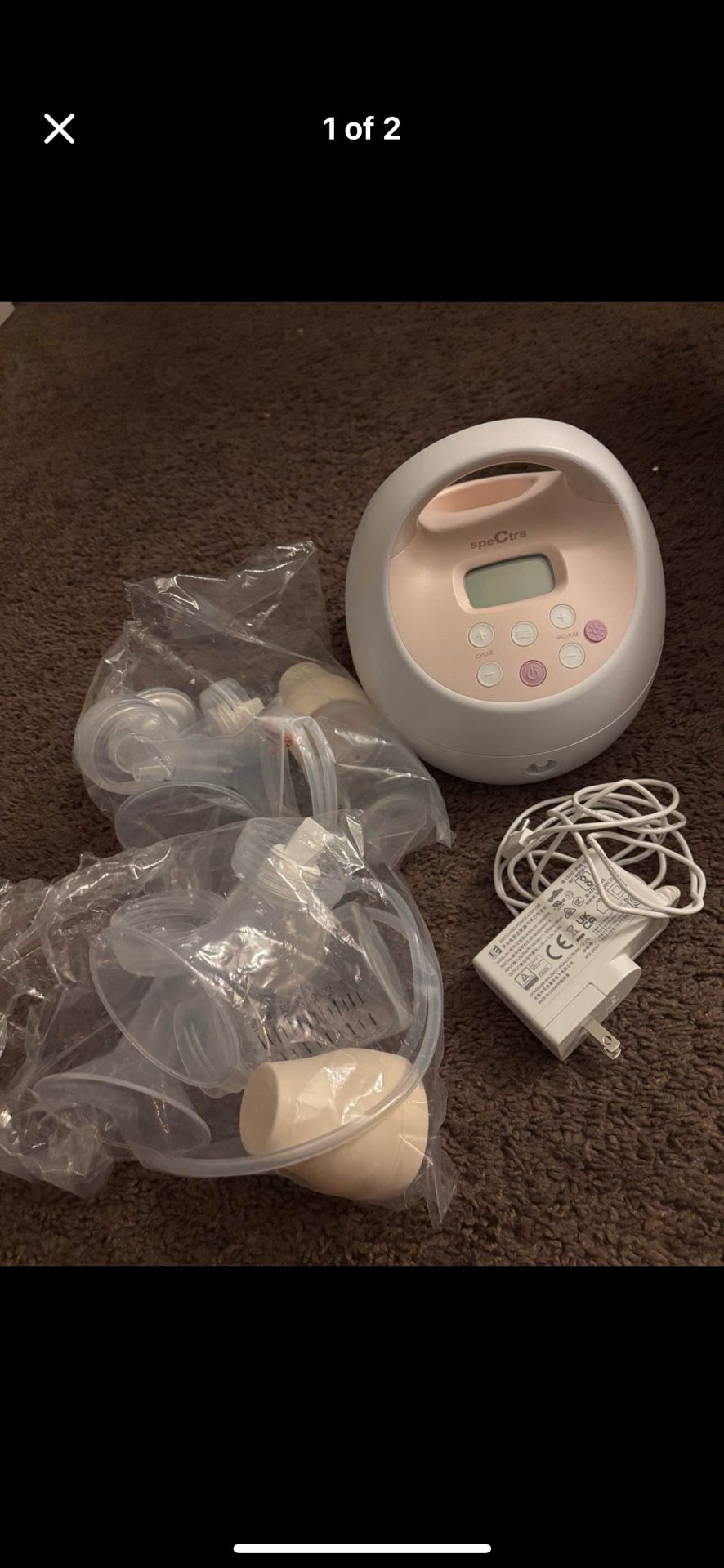 Spectra Breast Pump With Milk Bags
