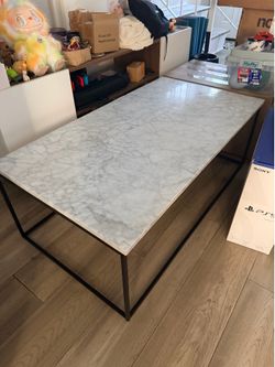 West Elm Marble Coffee Table