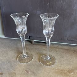 Glass Candle Holders