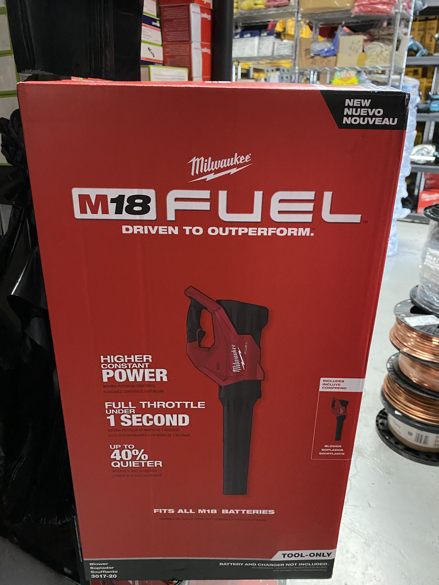 Milwaukee M18 FUEL 120 MPH 500 CFM 18V Lithium-Ion Brushless Cordless Handheld Blower (Tool-Only)