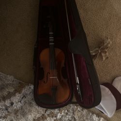 Brand New Violin With Case And Supplies