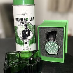 LRG IRONLAL SPRAY CAN/ WATCH/ ASHTRAY all 3 