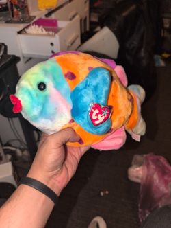 Ty Beanie Baby Lips The Fish