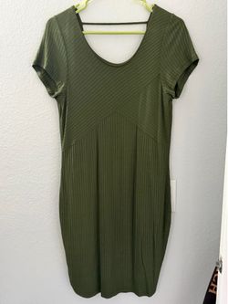 Cute olive green dress