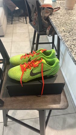 Nike Vapor Edge Kobe 6 Grinch Cleats