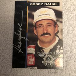 Bobby Rahal Card and Racing Wheaties Box