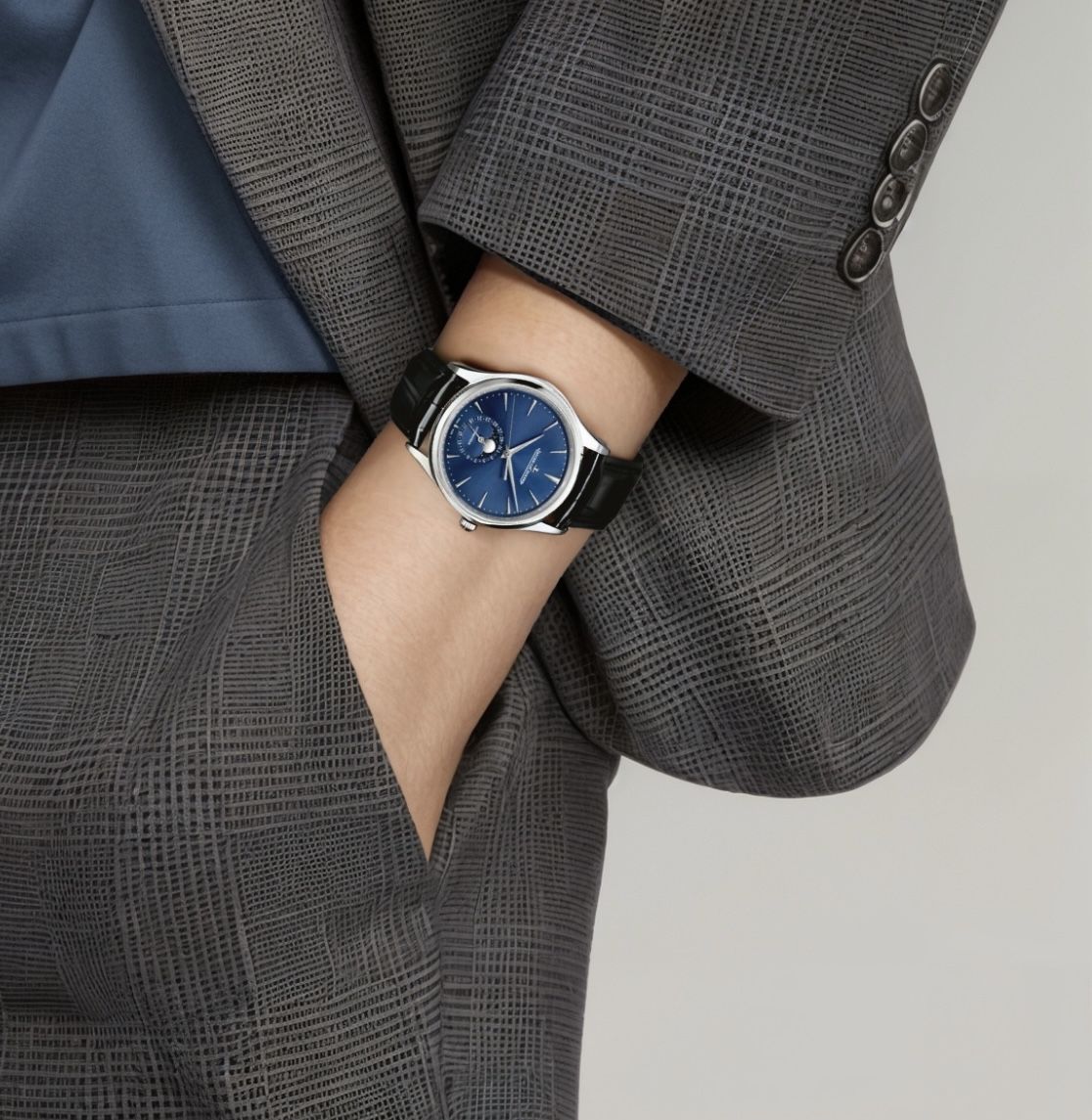 JAEGER-LECOULTRE Master Series MASTER Automatic Mechanical Movement 50 Metres Waterproof Men's Watch(9)55