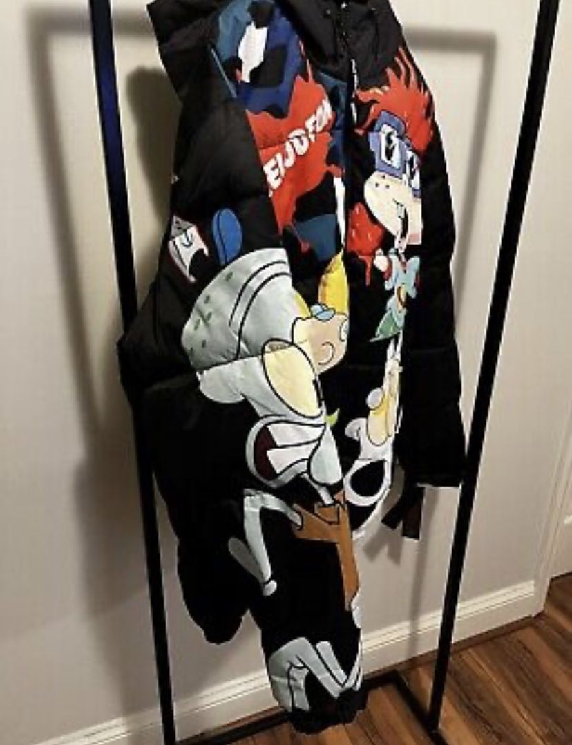 Members Only Nickelodeon Puffer Jacket RugRats CHUCKIE SpongeBob
