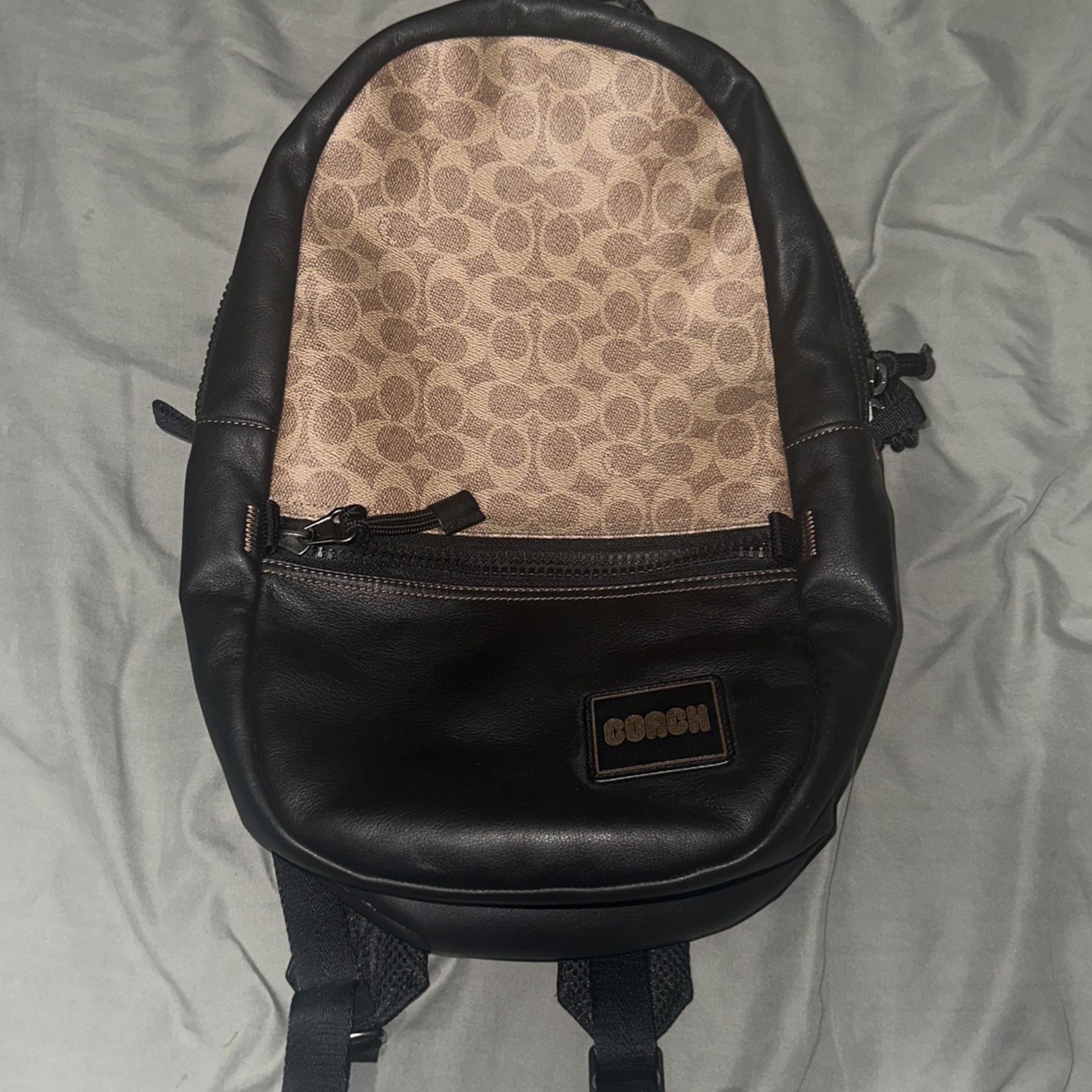 Coach Leather Backpack