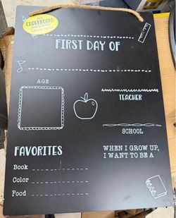 19.5x14.5 new first day of school