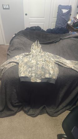 Camo Hollister zip up jacket XL/L