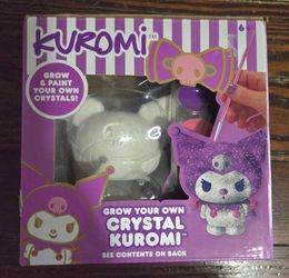 Sanrio Kuromi "Grow Your Own Crystal" DIY craft kit