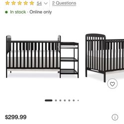 Crib With Changing Table