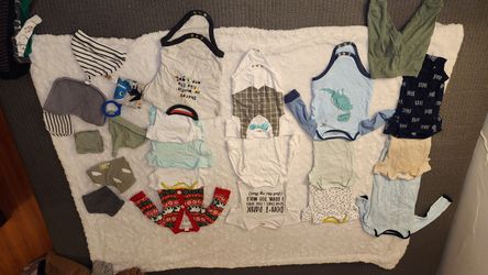Baby Boy Clothes Size 0-3 m