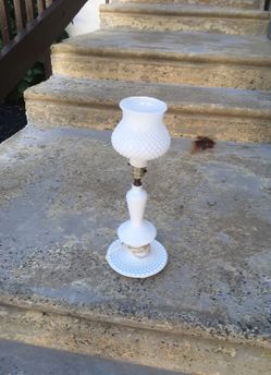 Milk Glass Lamp
