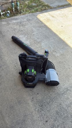 E GO. Back pack blower