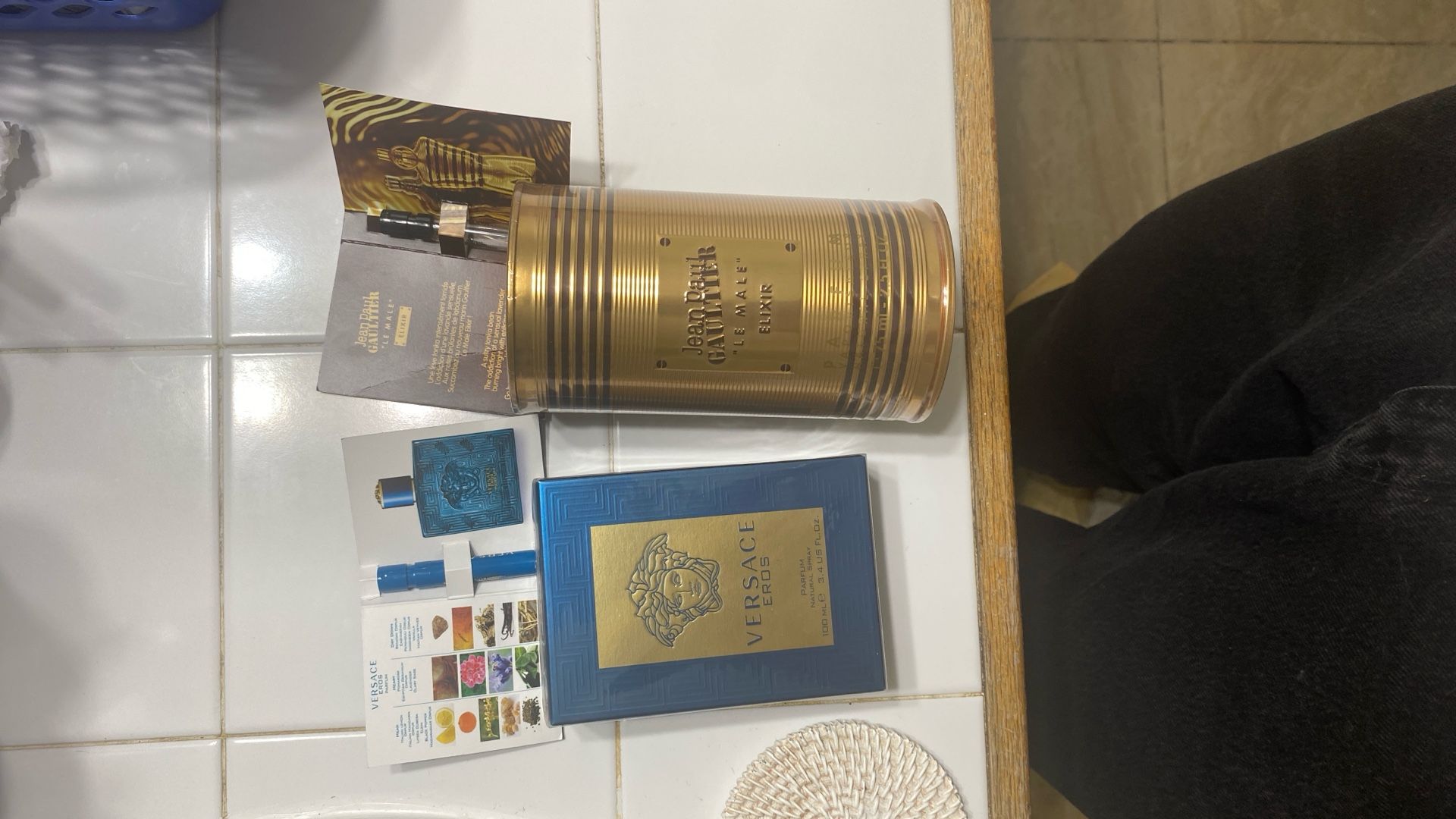 Versace eros and JPG Elixir 