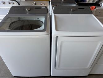 Samsung set. Washer and dryer electric