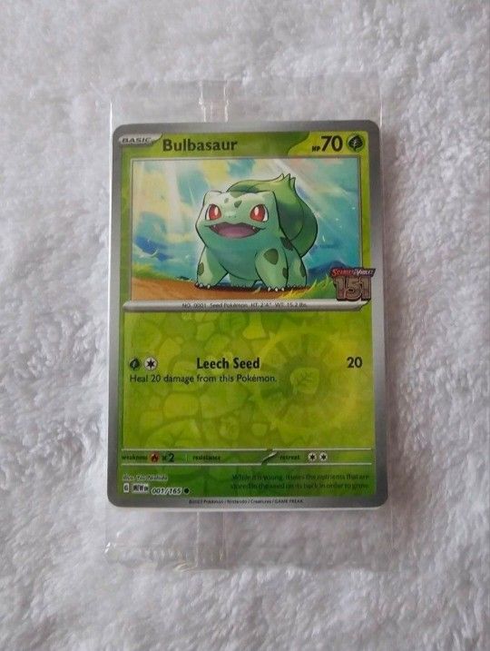 Pokemon Bulbasaur Stamped 151 Promo Card!