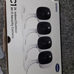 4 Indoor/Outdoor Security Cameras