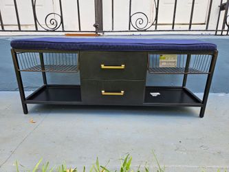 Black Iron Side Table